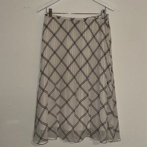 BANANA REPUBLIC midi pleated skirt